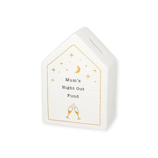 Picture of THOUGHTFUL WORDS MUM MONEY BANK WHITE HOUSE